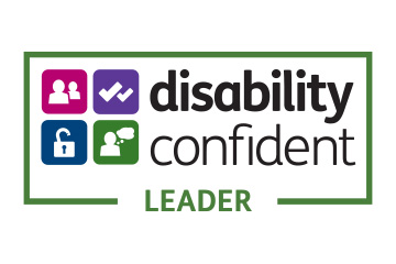 Disability confident leader logo