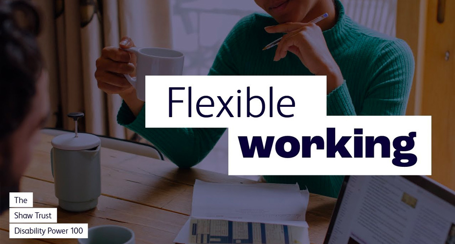An image that reads flexible working