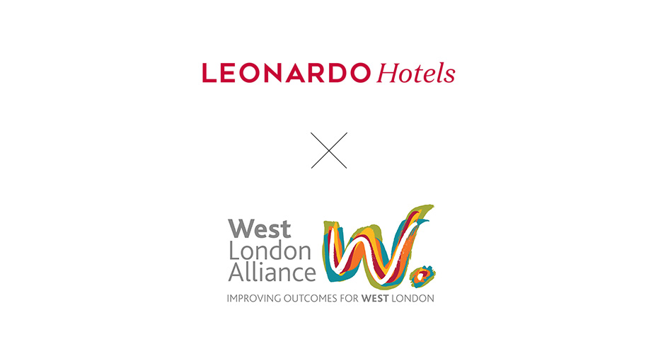 An image of the leonardo hotels logo and the WLA logo